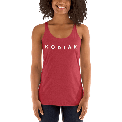 Women's Kodiak Racerback Tank - Kodiak Supplements